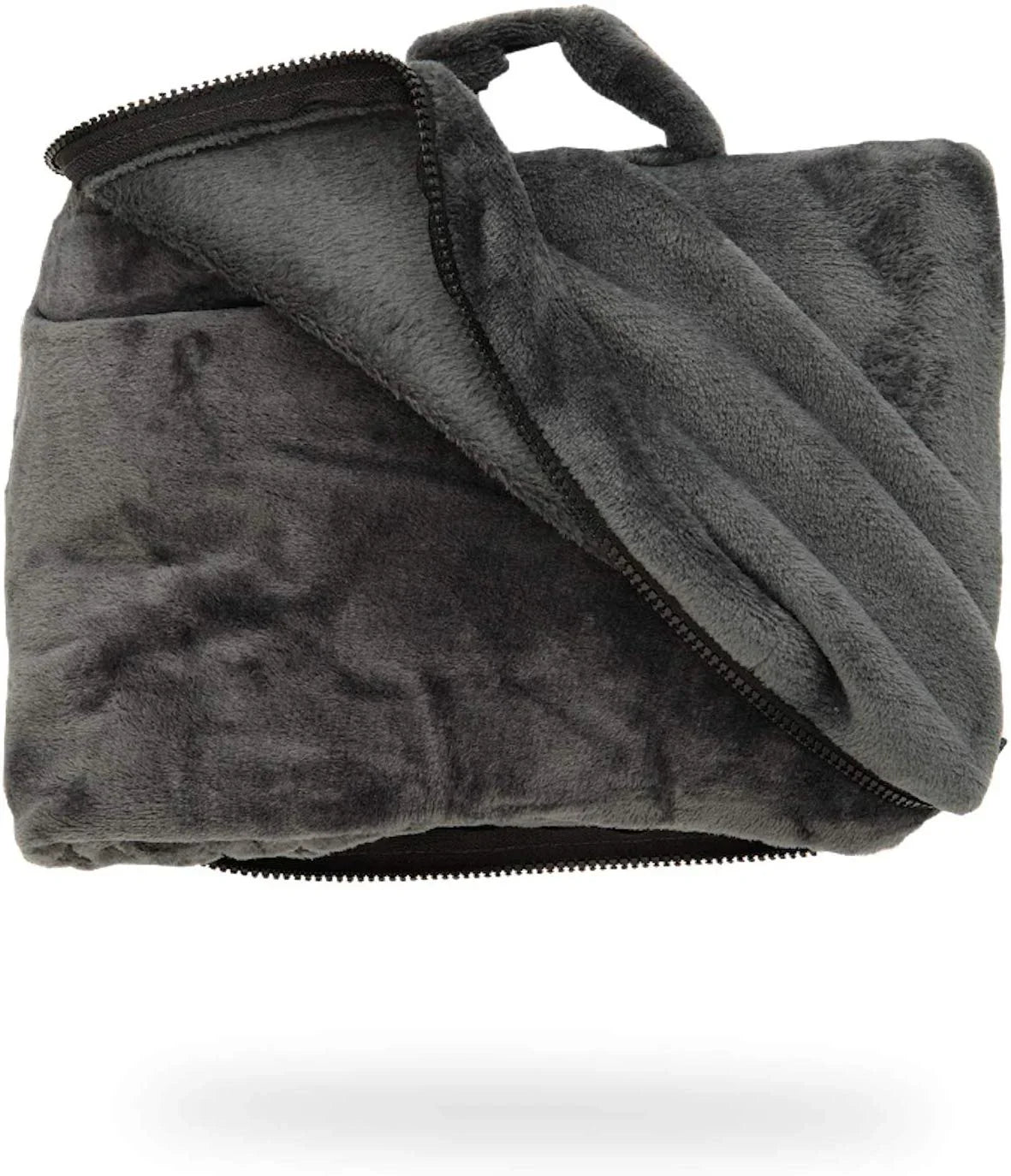 CABEAU Fold 'n Go Blanket - Charcoal Black - Tashqila CABEAU Fold 'n Go Blanket - Charcoal Black - Tashqila